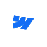 Webflow web design platform logo