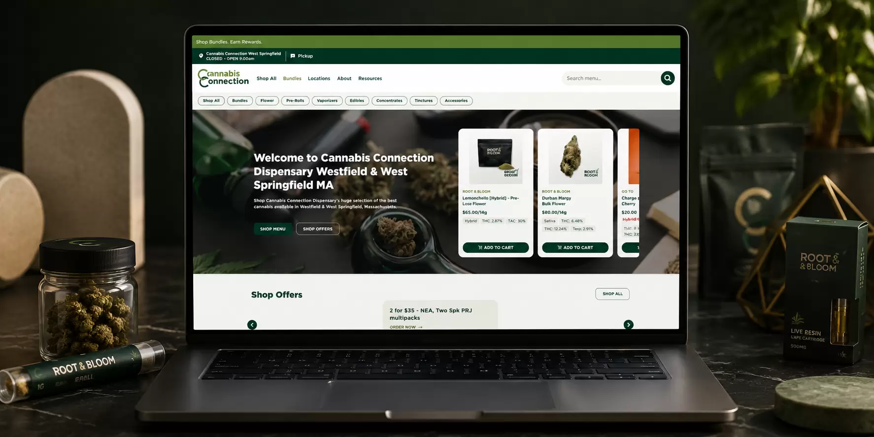 Cannabis Connection Website Case Study