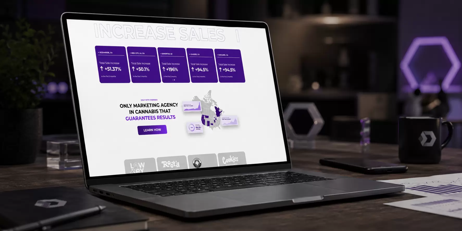 Dispenza Cannabis Marketing Website Case Study - Image 2