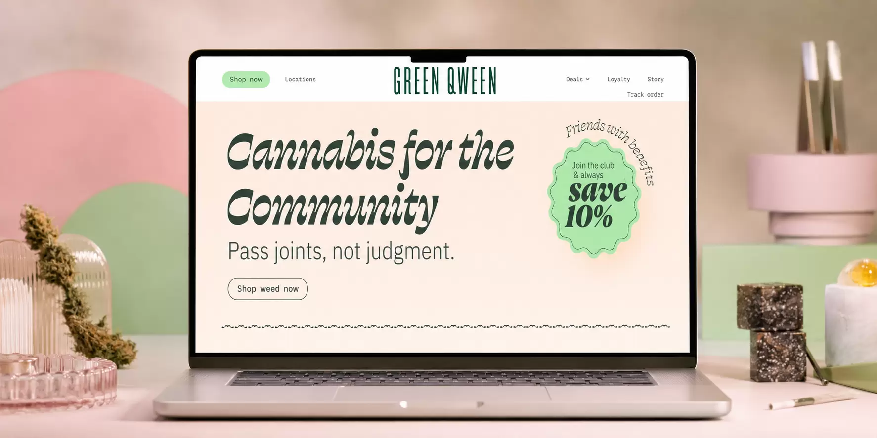 Green Qween Cannabis Website Case Study