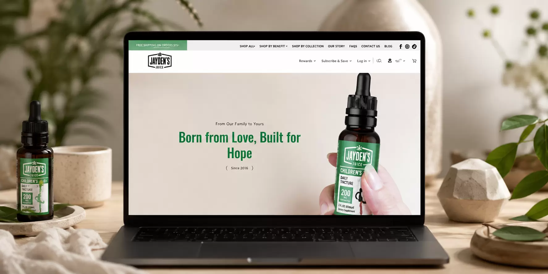 Jayden’s Juice Website Case Study